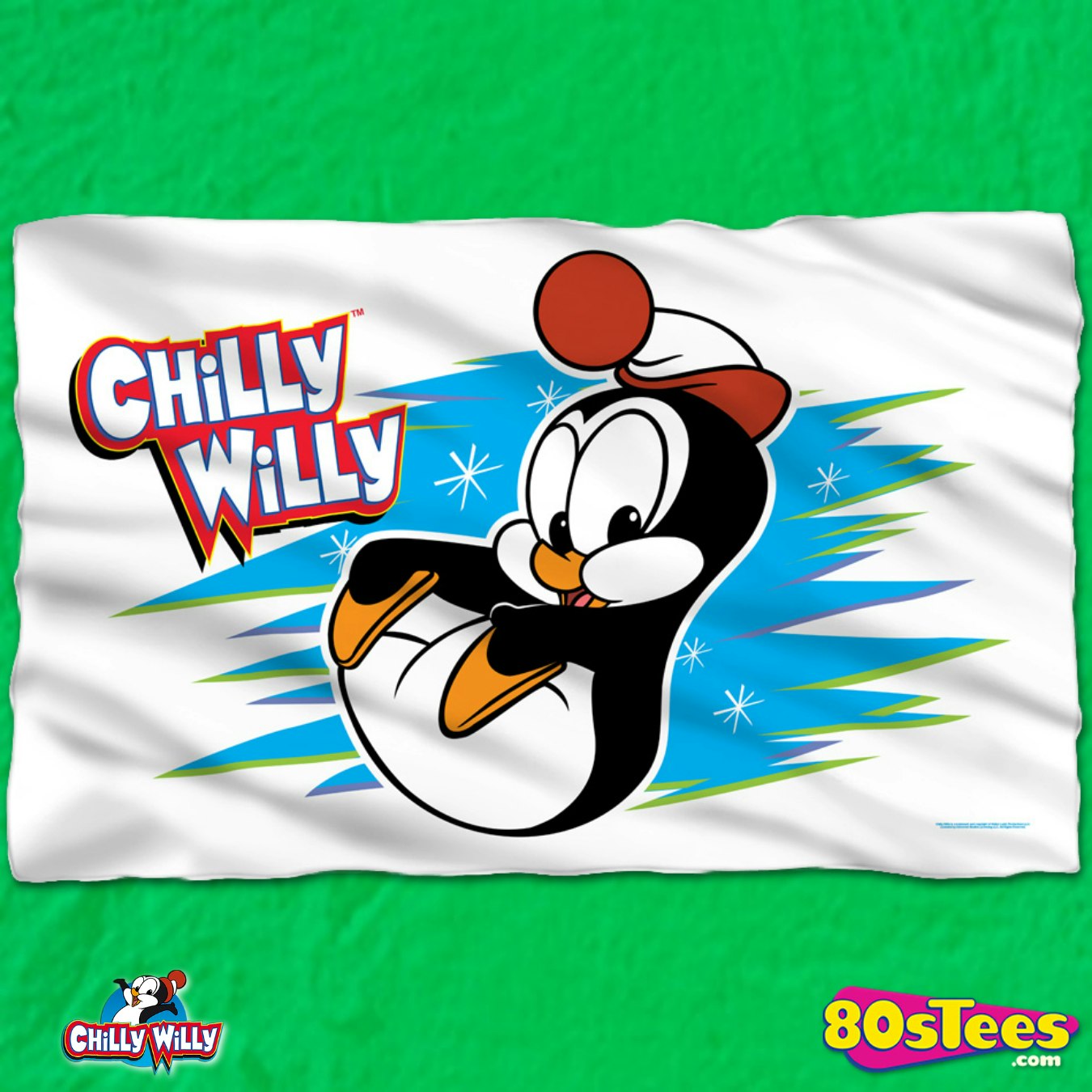Chilly Willy "Chilly" Blanket 36" x 58"